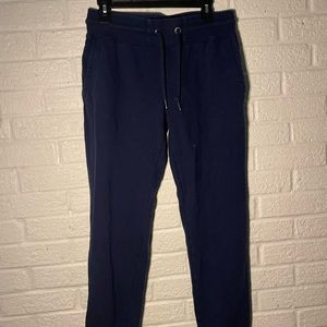 Navy Blue Black Dog Sweatpants